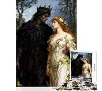 1000 Piece Jigsaw Puzzles Hades And Persephone in Enchanted Forest Home Decoration Toys Great Gift for Games Educational Game Enhance Love between Couples size 38x52cm