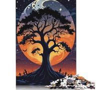1000 Piece Jigsaw Puzzles Halloween Dead Tree Square Jigsaw Puzzles, for Adults & Woodenboard Puzzles Puzzle for Summer Lovers 1000pcs (75x50cm) 规则22：Jigsaw