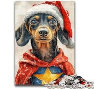 1000 Piece Jigsaw Puzzles Hero Dachshund Help The Brain Exercise Addictive Toys to Cultivate Patience Perfect Decoration 26x38cm