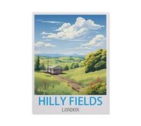 1000 Piece Jigsaw Puzzles，Hilly Fields London，Puzzles for Adults and Teenagers, Puzzle Sets for Challenging Puzzle Game and Family Play（38x26cm）-S2