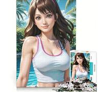 1000 Piece Jigsaw Puzzles Hitomi Or Alive Impossible Game Precision Cutting with Fully Interlocking Randomly Shaped Pieces 38x26cm