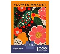 1000 Piece Jigsaw Puzzles- Ho Chi Minh Flower Market Poster Jigsaws for Adults DIY Toys Perfect Decoration Deal As Gifts for The Whole Family 52x38cm/1000pcs