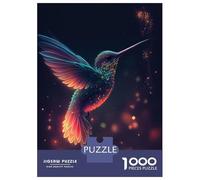 1000-piece Jigsaw Puzzles Hummingbird Fireflies Adult Jigsaw Hands-on Game A Work of Art Unique Gifts for Birthday And Christmas 52x38cm/1000pcs