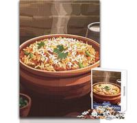 1000-piece Jigsaw Puzzles Indian Rice Dish Toy Intellectual Game Learning Educational Gift For Birthdays Size 50x75cm