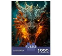 1000-piece Jigsaw Puzzles Inferno Drake Adult Jigsaw Puzzle Toy Wall Decor A Work of Art Unique Gifts for Birthday And Christmas 52x38cm/1000pcs