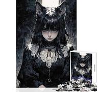 1000 Piece Jigsaw Puzzles Ink Wash Enchantress Educational Toy Great Gift for Educational Game Suitable for Desktop Decoration Size 38x26cm