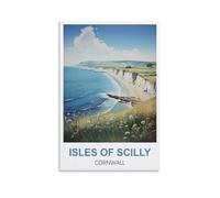 1000 Piece Jigsaw Puzzles，Isles of Scilly Cornwall Challenging Puzzles, Puzzle Game for The Whole for Women, Gifts for Men 52x38cm