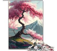1000 Piece Jigsaw Puzzles Japanese Cherry Blossoms, Analysis And Logic with Fully Interlocking Randomly Shaped Pieces for And Age 14 Years Up (Size50x75cm)