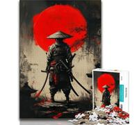1000 Piece Jigsaw Puzzles Japanese Ninja Warrior Adult Jigsaw,Learning Educational Toys Family Games Gifts for Friends And Family 26x38cm