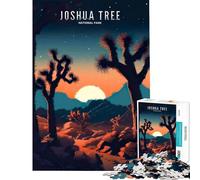 1000-piece Jigsaw Puzzles Joshua Tree National Park Fun Activities at Home Difficult Challenge Anti-Stress Toys for And from 14 Years And over (38x26cm)