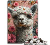 1000 Piece Jigsaw Puzzles Jungle Alpaca Educational Game Challenge Toy Wall Decoration Unique Birthday And Xmas Gifts 50x75cm
