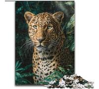 1000 Piece Jigsaw Puzzles Jungle Leopard, for Age 14 Years And over Home Decor As A Gift for The Whole Family And Friends (size 26x38cm)