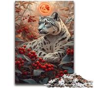 1000 Piece Jigsaw Puzzles Jungle Leopard Suitable for Ages 14 And Up Intellectual Toy Game Educational Game for Birthday And Christmas 50x75cm