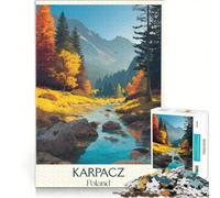 1000 piece jigsaw puzzles Karpacz Poster | Wall Decoration Anti-Stress Toys Birthday Present,Travel Gifts, 75x50cm