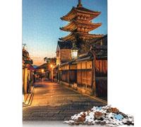 1000 Piece Jigsaw Puzzles Kyoto At Dusk Puzzle for Adults Woodenboard Puzzles Interesting Stress Reduction Jigsaw Puzzles 1000pcs (75x50cm)