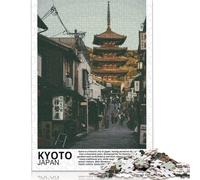 1000 Piece Jigsaw Puzzles Kyoto Japan Puzzle for Adults Woodenboard Puzzles Interesting Stress Reduction Jigsaw Puzzles 1000pcs (75x50cm)
