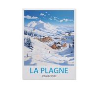 1000 Piece Jigsaw Puzzles，La Plagne Paradiski，Puzzles for Adults and Teenagers, Puzzle Sets for Challenging Puzzle Game and Family Play（50x70cm）-T82