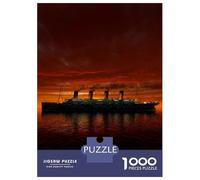 1000-piece Jigsaw Puzzles Last Day of The Ship Adult Jigsaw Puzzle Hands-on Game Difficult Challenge Parent-child Interaction 38x26cm/1000pcs