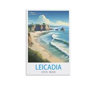 1000 Piece Jigsaw Puzzles,Leucadia State Beachs,Challenging Game Toys, Impossible Puzzle, Family Decoration Puzzle 38x26cm