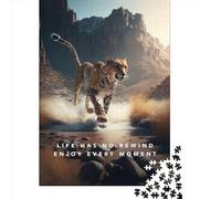 1000 Piece Jigsaw Puzzles Life Has No Rewind for Adults Wooden Puzzles Educational Toys 1000pcs (75x50cm)