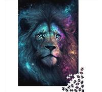 1000 Piece Jigsaw Puzzles Lion for Adults Wooden Puzzles Educational Toys 1000pcs (75x50cm)