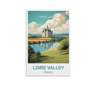 1000 Piece Jigsaw Puzzles,Loire Valley France Postersfor Adult Educational Game Challenge Toy 1000 Pieces Puzzle for Adults Kids 38x26CM