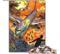 1000 Piece Jigsaw Puzzles Lost Plane, for Age 14 Years And over Home Decor As A Gift for The Whole Family And Friends (size 26x38cm)