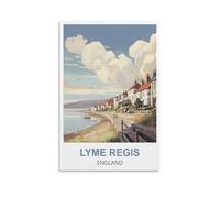 1000 Piece Jigsaw Puzzles，Lyme Regis England Challenging Puzzles, Puzzle Game for The Whole for Women, Gifts for Men, 38x26CM
