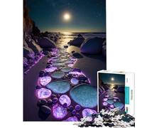 1000 Piece Jigsaw Puzzles Magic Stone Road Addictive Toys to Cultivate Patience Hands-on Game for The Whole Family Funny Gifts (Size 38x26cm)