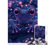 1000 Piece Jigsaw Puzzles- Magical Frog in Forest Puzzles for Teenagers Staycation Kill Time Wishlist with Santa Claus Unique Birthday And Xmas Gifts (50x75cm)