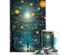 1000 Piece Jigsaw Puzzles- Magical Infinity Forest Adult Jigsaw Anti-Stress Toys Improve Memory Deal As Gifts for The Whole Family (Size 38x26cm)