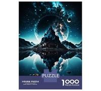 1000-piece Jigsaw Puzzles Magical Temple with Starry Adult Jigsaw Hands-on Game A Work of Art Unique Gifts for Birthday And Christmas 38x26cm/1000pcs