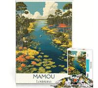 1000 piece jigsaw puzzles- Mamou, LA | 38x52cm Impossible game Parent-child interaction Enhance love between couples