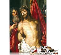 1000 Piece Jigsaw Puzzles Man of Sorrows by Rubens Puzzles for Adults Wooden Puzzles Educational Game for Adult Child 1000pcs (75x50cm)