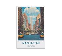 1000 Piece Jigsaw Puzzles，Manhattan New Yorks Puzzles 1000 pieces puzzles for adult children classic family puzzle indoor 52x38cm