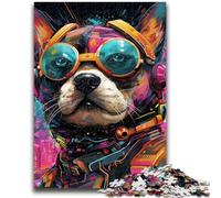 1000 Piece Jigsaw Puzzles Mechanical Dog Adult Jigsaw,Learning Educational Toys Family Games Gifts for Friends And Family (75x50cm)
