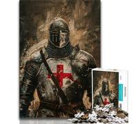 1000 Piece Jigsaw Puzzles Medieval Knights Teenager Jigsaw,Challenging Game Gifts for Is Ideal As A Gift for The Whole Family (size 75x50cm)