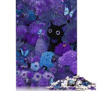 1000 Piece Jigsaw Puzzles Midnight Garden Whispers Creative Square Wooden Jigsaw Puzzles for Adults 1000pcs (75x50cm)