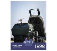 1000-piece Jigsaw Puzzles Military Truck with Missile Launcher Adult Jigsaw Hands-on Game A Work of Art Unique Gifts for Birthday And Christmas 52x38cm/1000pcs