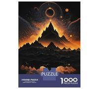 1000-piece Jigsaw Puzzles Moonlit Majesty Mountain Adult Jigsaw Puzzle Hands-on Game Difficult Challenge Parent-child Interaction 70x50cm/1000pcs