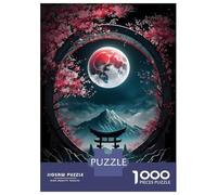 1000-piece Jigsaw Puzzles Moonlit Sakura Serenity Adult Jigsaw Hands-on Game A Work of Art Unique Gifts for Birthday And Christmas 70x50cm/1000pcs