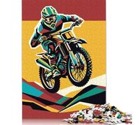 1000 Piece Jigsaw Puzzles Motocross Wpap Pop Art Wooden Puzzles Educational Toys 1000pcs (75x50cm)