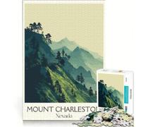 1000-piece Jigsaw Puzzles Mount Charleston Art, Toy Wall Decor, Challenging To Complete, Improving Love between Couples 38x26cm