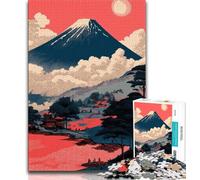 1000 Piece Jigsaw Puzzles Mount Fuji Adult Jigsaw,Learning Educational Toys Family Games Gifts for Friends And Family 26x38cm