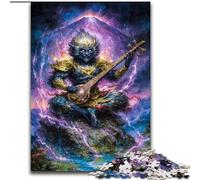 1000 Piece Jigsaw Puzzles Mysterious God, Help The Brain Exercise Addictive Toys to Cultivate Patience Perfect Decoration (Size 26x38cm)
