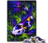 1000 Piece Jigsaw Puzzles Mysterious Koi Help The Brain Exercise Addictive Toys to Cultivate Patience Perfect Decoration 50x75cm