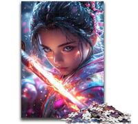 1000 Piece Jigsaw Puzzles Mysterious Ninja Samurai Help The Brain Exercise Addictive Toys to Cultivate Patience Suitable for Couples 50x75cm