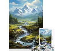 1000 Piece Jigsaw Puzzles Natural Fantasy Landscape Adult Jigsaw Puzzles But Fun And Humorous Fun Activities at Home Gifts for Friends And Family (38x26cm)