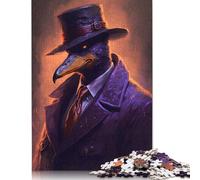 1000 Piece Jigsaw Puzzles Neon Duck Spy Creative Square Wooden Jigsaw Puzzles for Adults 1000pcs (75x50cm)
