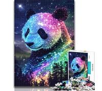 1000 Piece Jigsaw Puzzles Neon Panda 1000 Pieces for Teenagers,Educational Games Home Decoration Birthday Present, Gifts, Wall Art 50x75cm